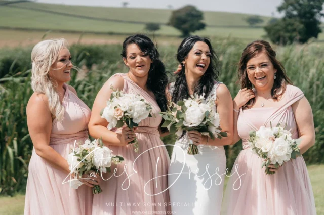 Blush tones & French Rose dreams

Our French Rose tulle multiway dresses are the perfect blend of romance and elegance. Styled with a twisty one-shoulder & plunge! 
Beautifully paired with soft blush bouquets — this look is everything a modern bridal party needs.

Floaty, flattering, and endlessly versatile.

Explore the full collection at www.katesdresses.co.uk

#FrenchRoseBridesmaids #TulleDresses #MultiwayDress #BlushBouquets #KateBridesmaids #WeddingInspo #BridesmaidStyle #katesdresses #tullebridesmaiddresses
